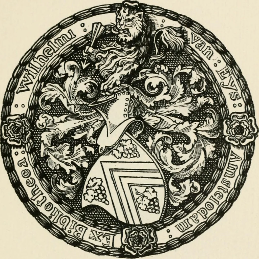 An illustration from One hundred book plates engraved on wood, 1901, leaf 58