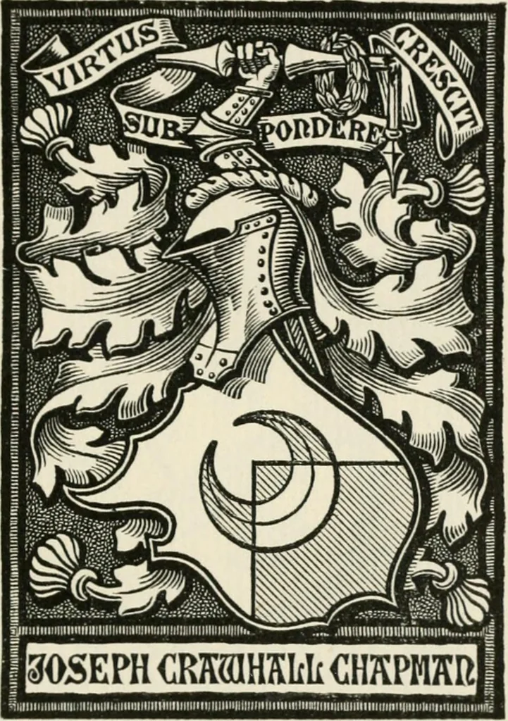 An illustration from One hundred book plates engraved on wood, 1901, leaf 64