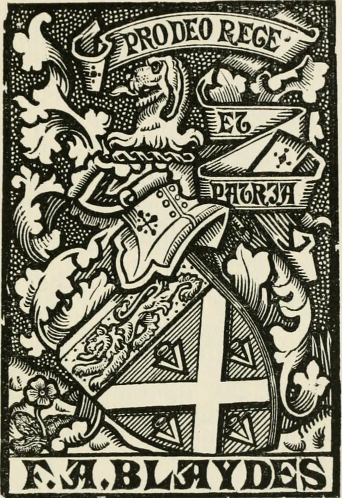 An illustration from One hundred book plates engraved on wood, 1901, leaf 80