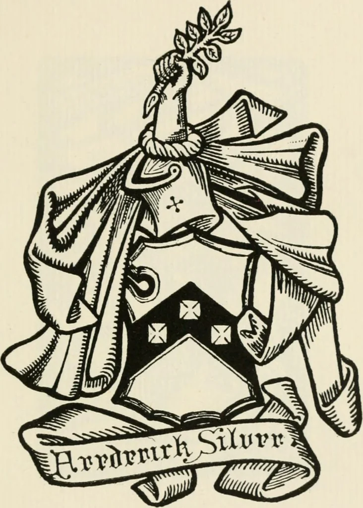 An illustration from One hundred book plates engraved on wood, 1901, leaf 84