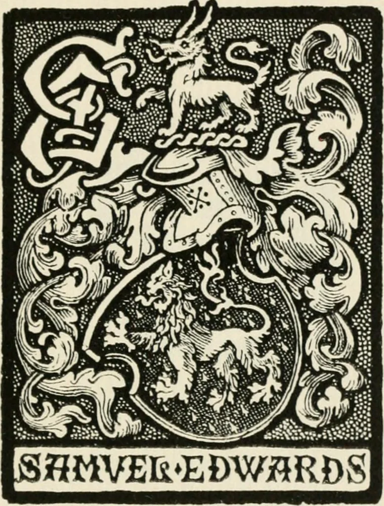 An illustration from One hundred book plates engraved on wood, 1901, leaf 92
