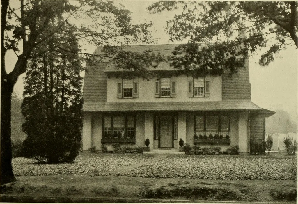 An illustration from One hundred country houses : modern American examples, 1909, leaf 100