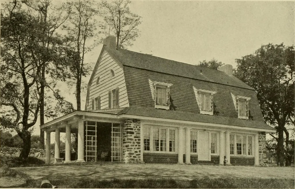 An illustration from One hundred country houses : modern American examples, 1909, leaf 104