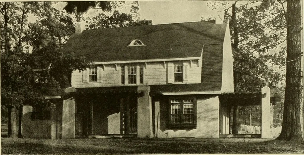 An illustration from One hundred country houses : modern American examples, 1909, leaf 106