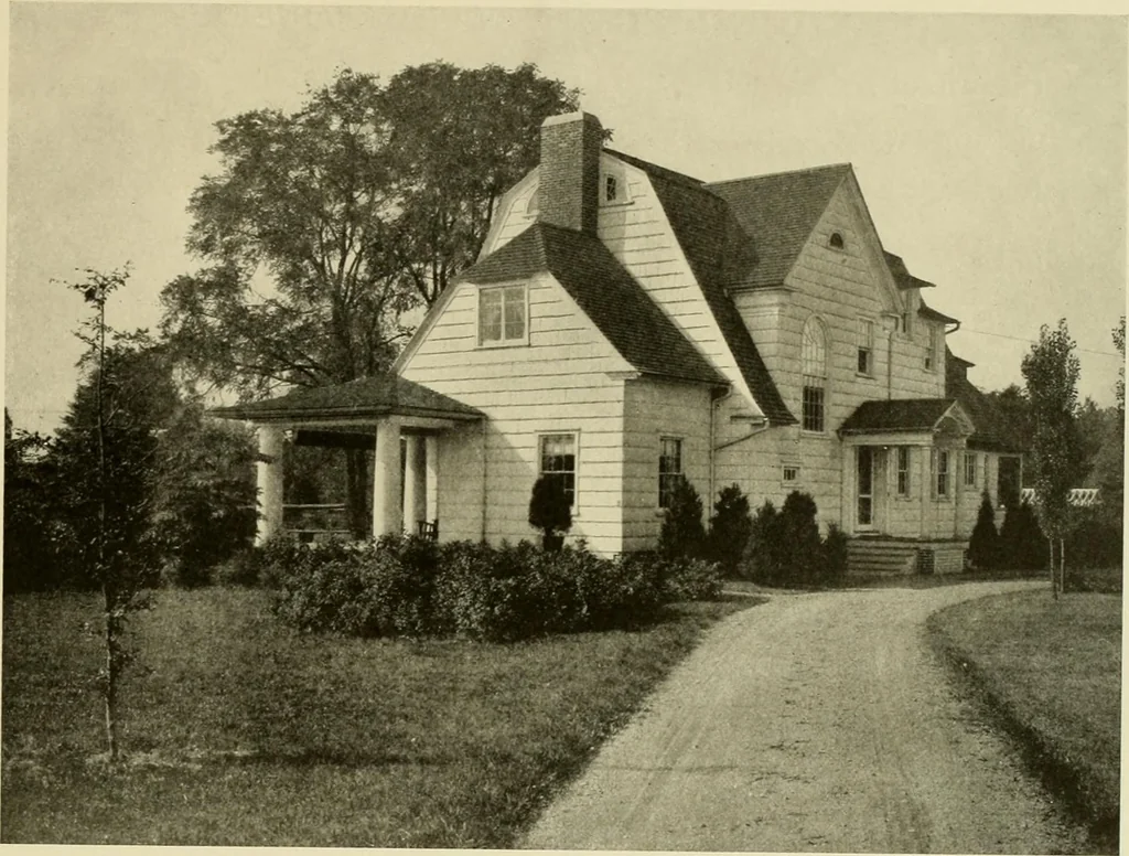 An illustration from One hundred country houses : modern American examples, 1909, leaf 108