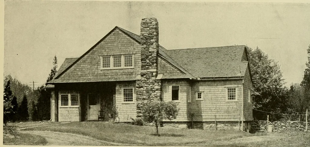 An illustration from One hundred country houses : modern American examples, 1909, leaf 128