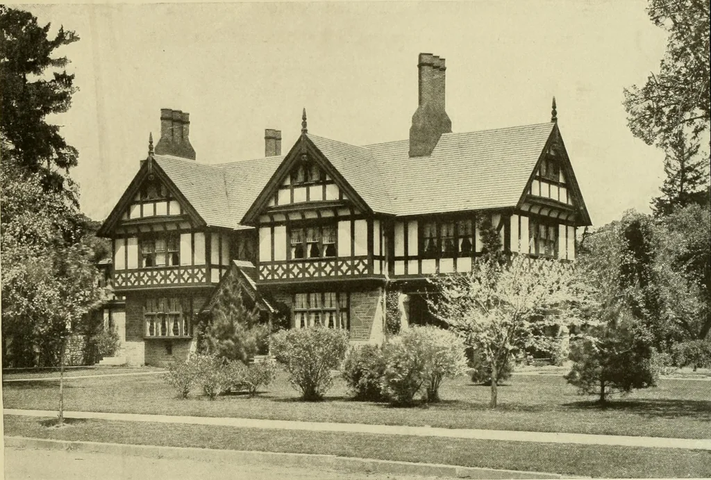 An illustration from One hundred country houses : modern American examples, 1909, leaf 144