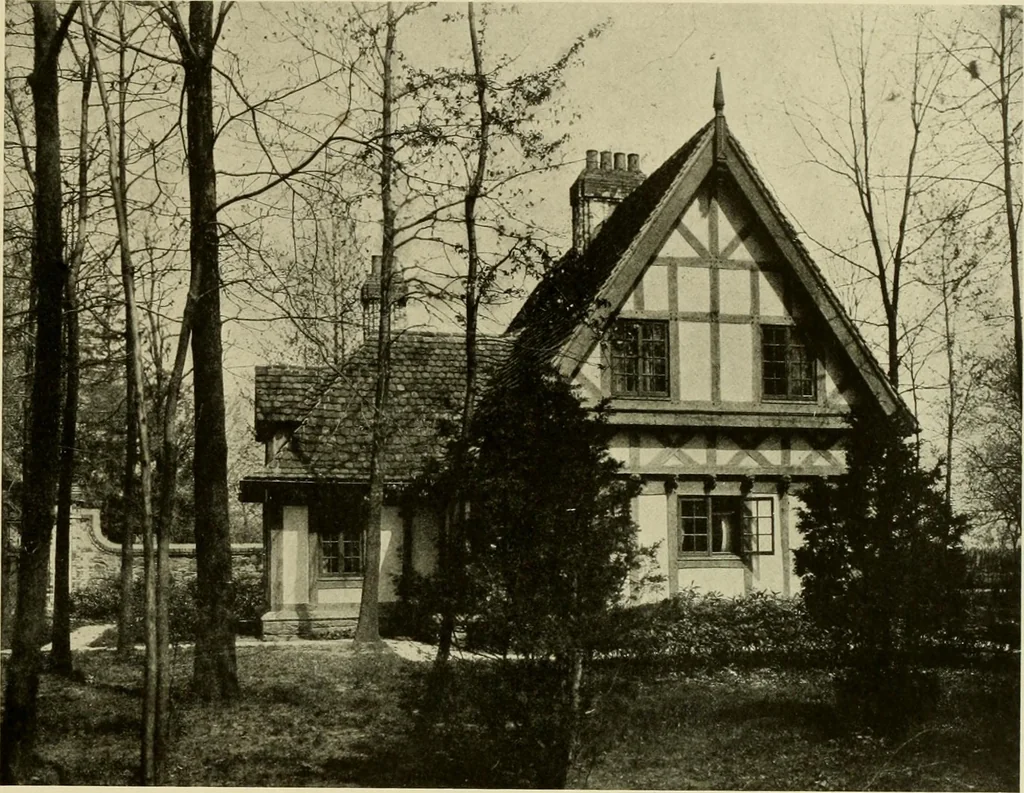 An illustration from One hundred country houses : modern American examples, 1909, leaf 152