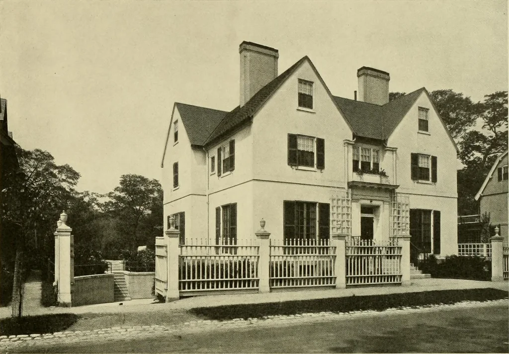 An illustration from One hundred country houses : modern American examples, 1909, leaf 168