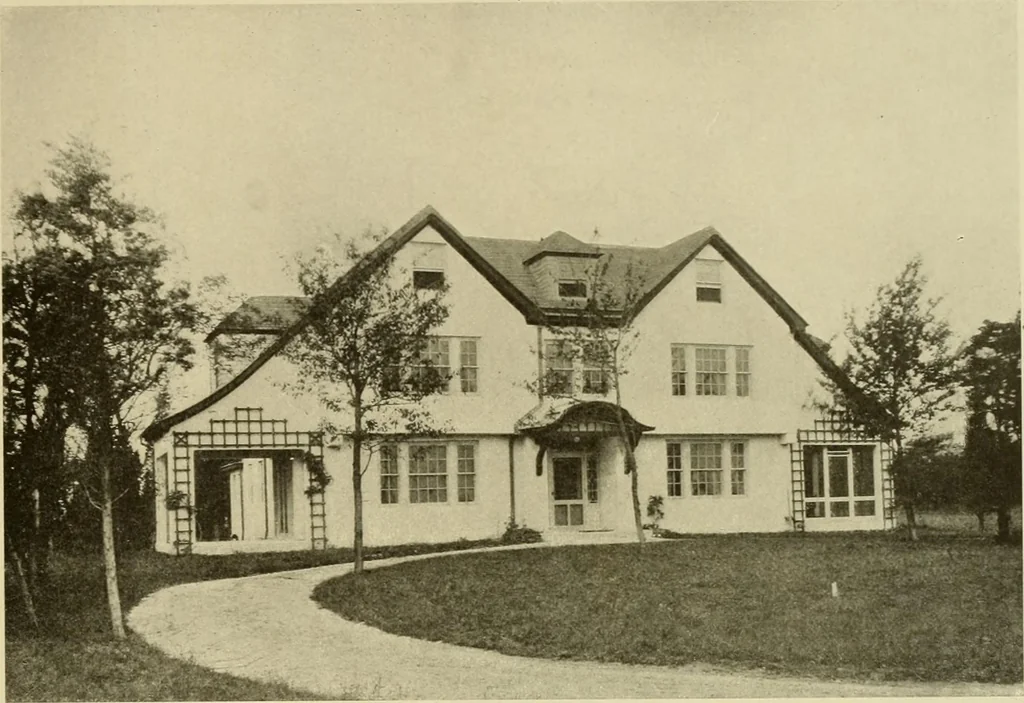 An illustration from One hundred country houses : modern American examples, 1909, leaf 190