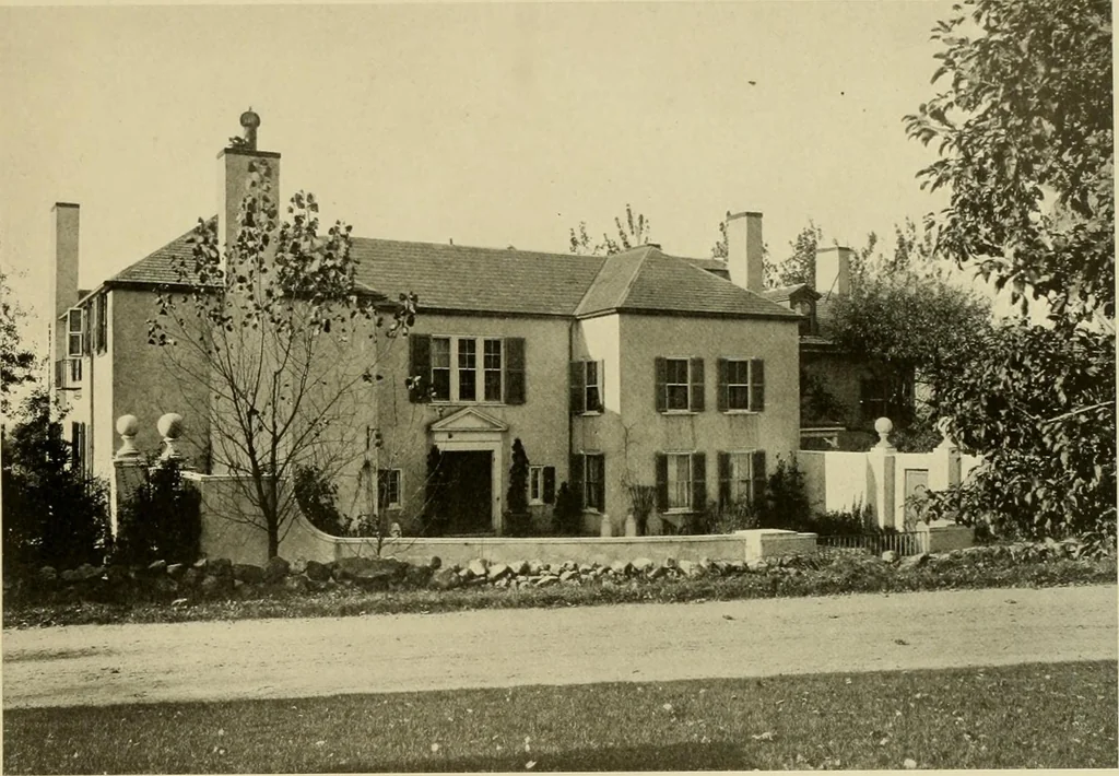 An illustration from One hundred country houses : modern American examples, 1909, leaf 192