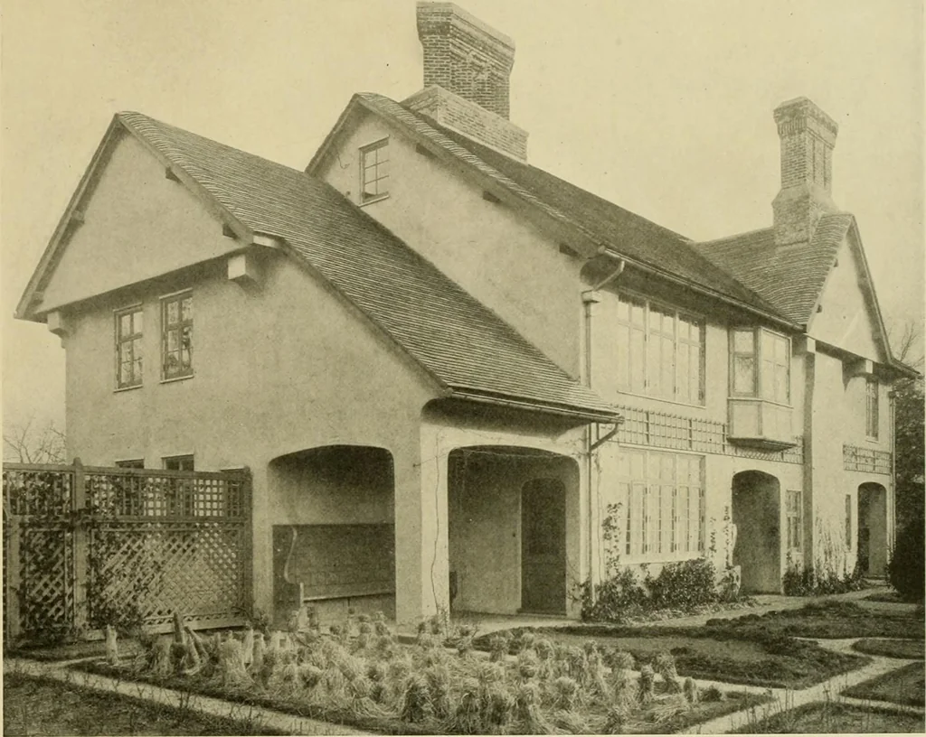 An illustration from One hundred country houses : modern American examples, 1909, leaf 218