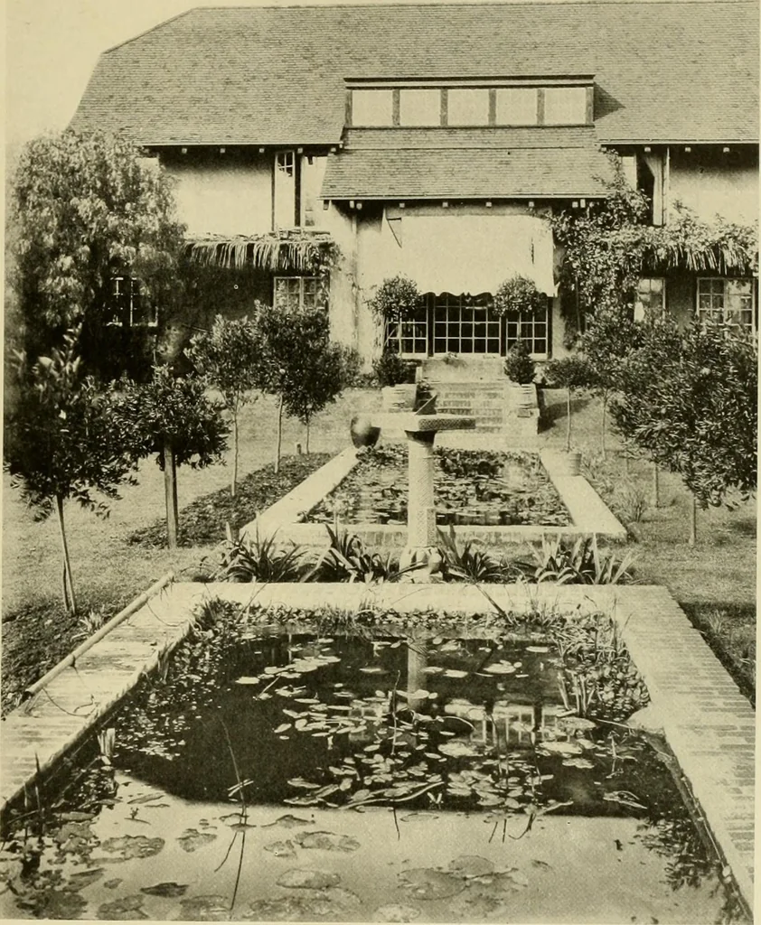 An illustration from One hundred country houses : modern American examples, 1909, leaf 254