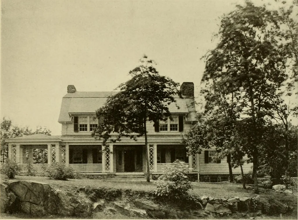 An illustration from One hundred country houses : modern American examples, 1909, leaf 52