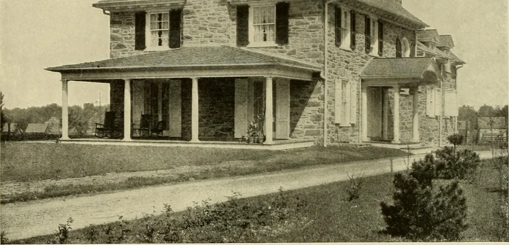 An illustration from One hundred country houses : modern American examples, 1909, leaf 72
