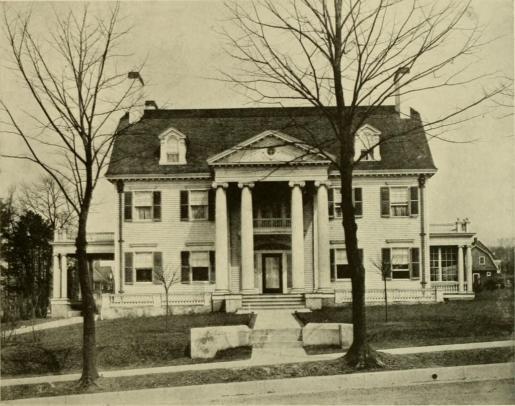 An illustration from One hundred country houses : modern American examples, 1909, leaf 82