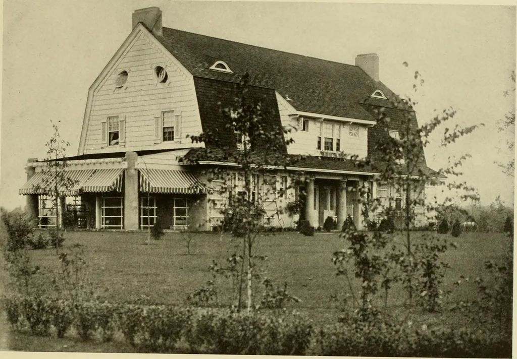 An illustration from One hundred country houses : modern American examples, 1909, leaf 98