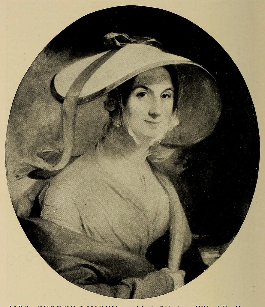 An illustration from One hundred early American paintings, 1918, leaf 138