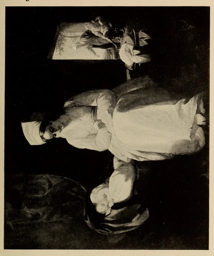 An illustration from One hundred early American paintings, 1918, leaf 167