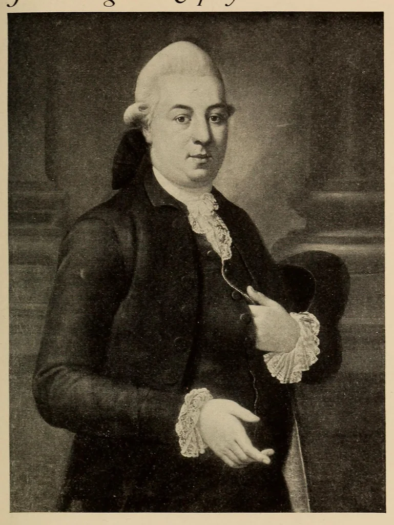 An illustration from One hundred early American paintings, 1918, leaf 35