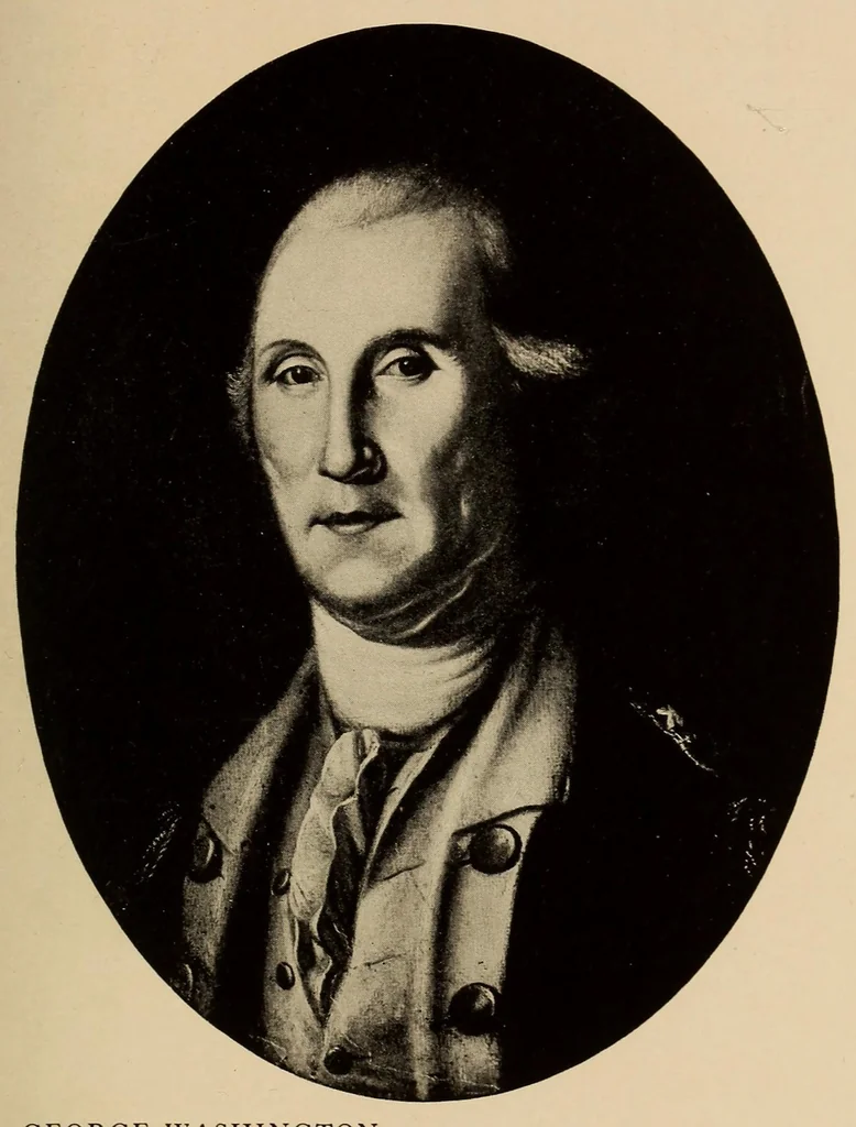An illustration from One hundred early American paintings, 1918, leaf 99