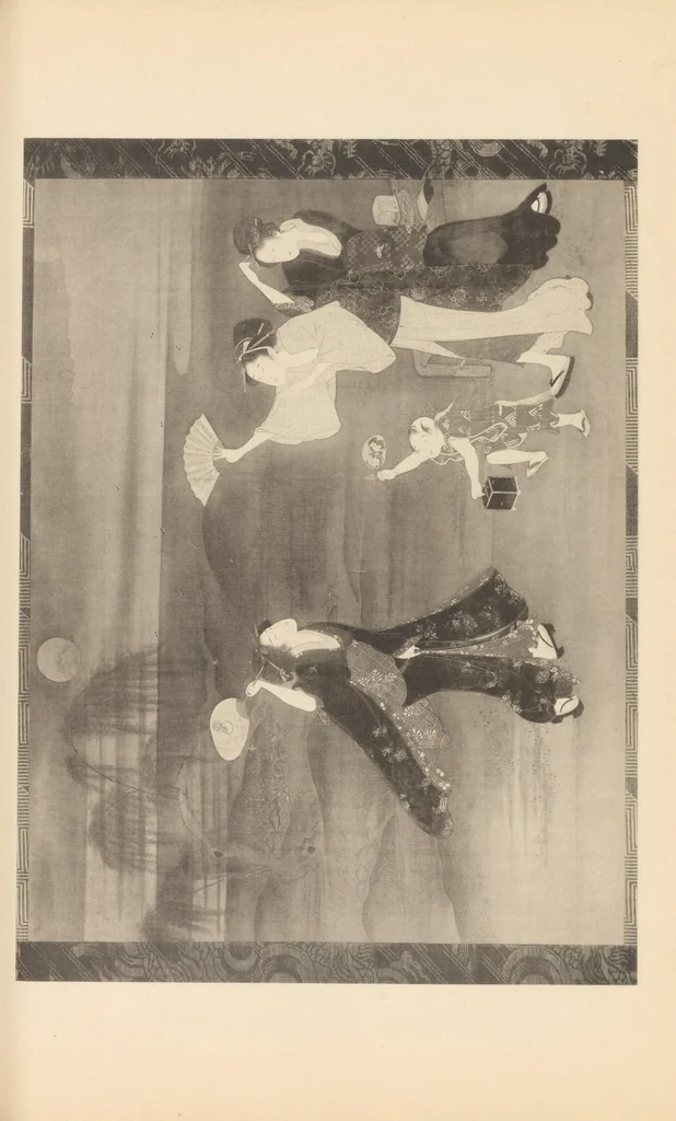 An illustration from One hundred masterpieces of Japanese pictorial art : selected by members of the faculty of the Tokyo fine art school, 1909, leaf 115