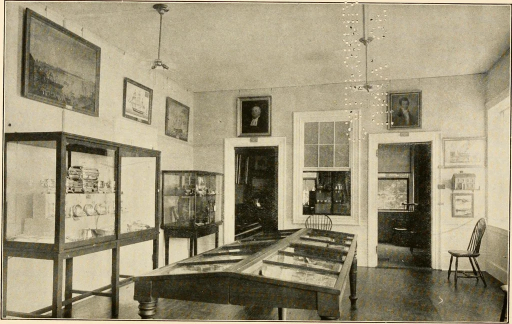An illustration from One hundredth anniversary of the building of "Cleopatra's Barge" 1816-1916. Catalog of the commemorative exhibition held at the Peabody Museum ... July 17-September 30, 1916, 1916, leaf 17