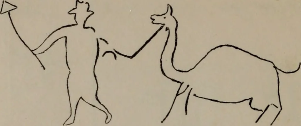 An illustration from The one primeval language : traced experimentally through ancient inscriptions in alphabetic characters of lost powers from the four continents..., 1851, leaf 219