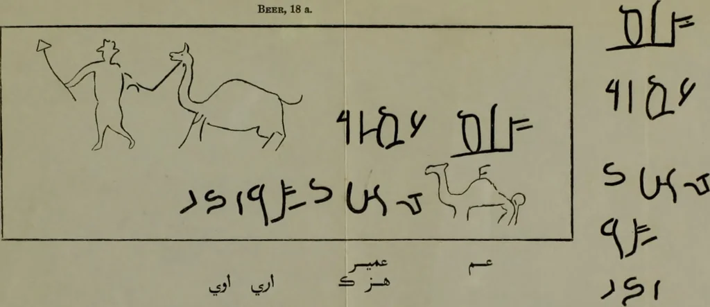 An illustration from The one primeval language : traced experimentally through ancient inscriptions in alphabetic characters of lost powers from the four continents..., 1851, leaf 221