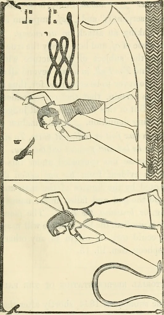 An illustration from The one primeval language traced experimentally through ancient inscriptions in alphabetic characters of lost powers from the four continents including the voice of Israel from the rocks of Sinai and the vestiges of patriarchal tradition from the monuments of Egypt, Eturia, and southern Arabia, 1851, leaf 212