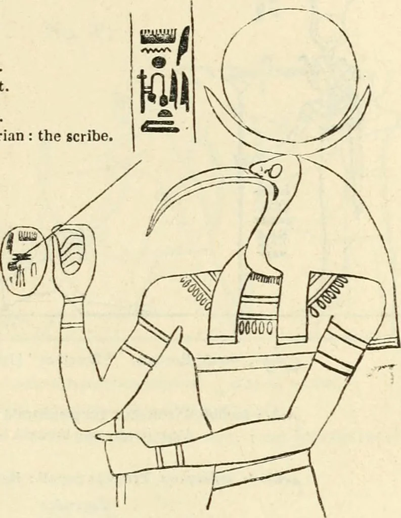 An illustration from The one primeval language traced experimentally through ancient inscriptions in alphabetic characters of lost powers from the four continents including the voice of Israel from the rocks of Sinai and the vestiges of patriarchal tradition from the monuments of Egypt, Eturia, and southern Arabia, 1851, leaf 250