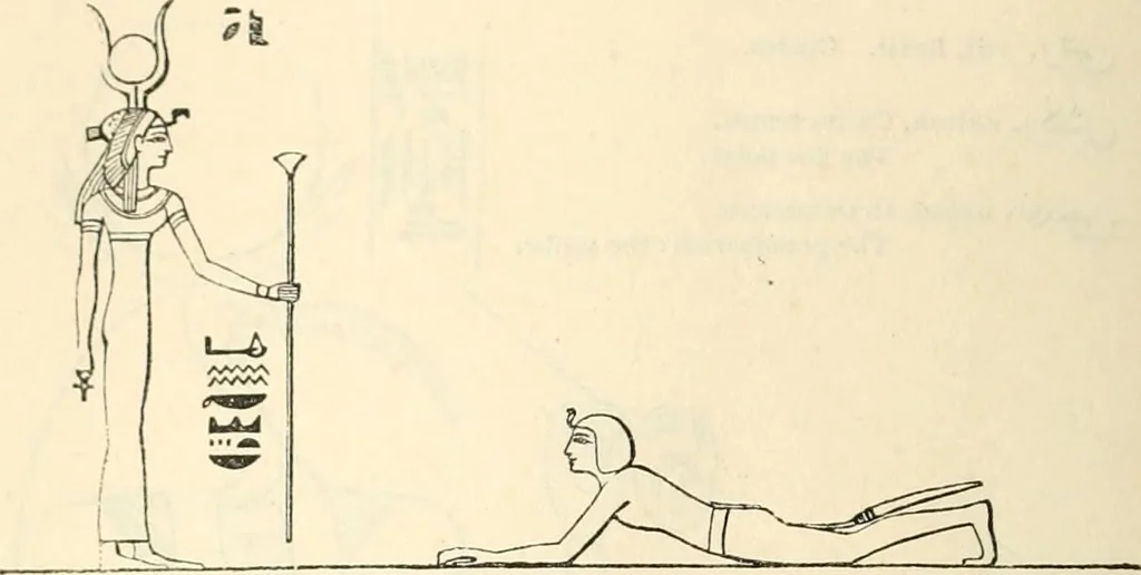 An illustration from The one primeval language traced experimentally through ancient inscriptions in alphabetic characters of lost powers from the four continents including the voice of Israel from the rocks of Sinai and the vestiges of patriarchal tradition from the monuments of Egypt, Eturia, and southern Arabia, 1851, leaf 251