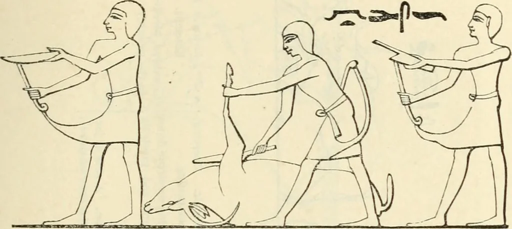 An illustration from The one primeval language traced experimentally through ancient inscriptions in alphabetic characters of lost powers from the four continents including the voice of Israel from the rocks of Sinai and the vestiges of patriarchal tradition from the monuments of Egypt, Eturia, and southern Arabia, 1851, leaf 252