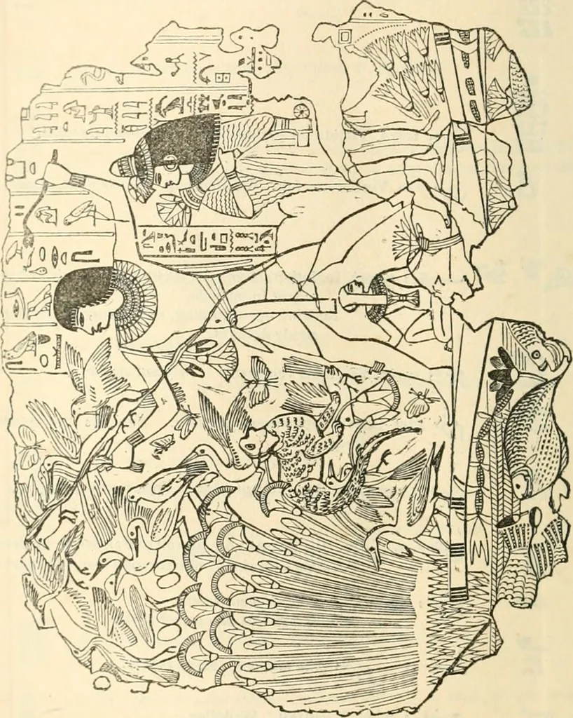 An illustration from The one primeval language traced experimentally through ancient inscriptions in alphabetic characters of lost powers from the four continents including the voice of Israel from the rocks of Sinai and the vestiges of patriarchal tradition from the monuments of Egypt, Eturia, and southern Arabia, 1851, leaf 287