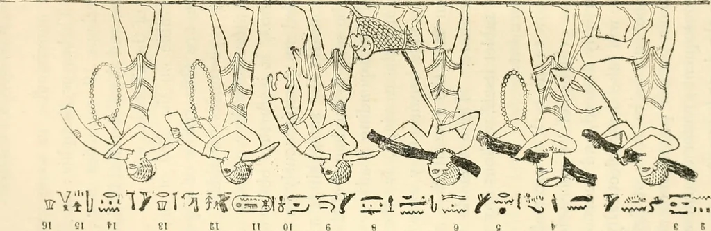 An illustration from The one primeval language traced experimentally through ancient inscriptions in alphabetic characters of lost powers from the four continents including the voice of Israel from the rocks of Sinai and the vestiges of patriarchal tradition from the monuments of Egypt, Eturia, and southern Arabia, 1851, leaf 299
