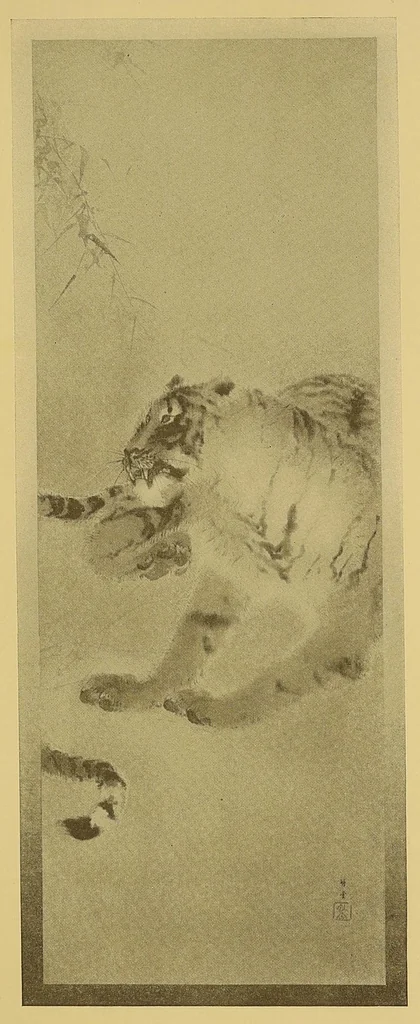 An illustration from On the laws of Japanese painting : an introduction to the study of the art of Japan, 1911, leaf 105