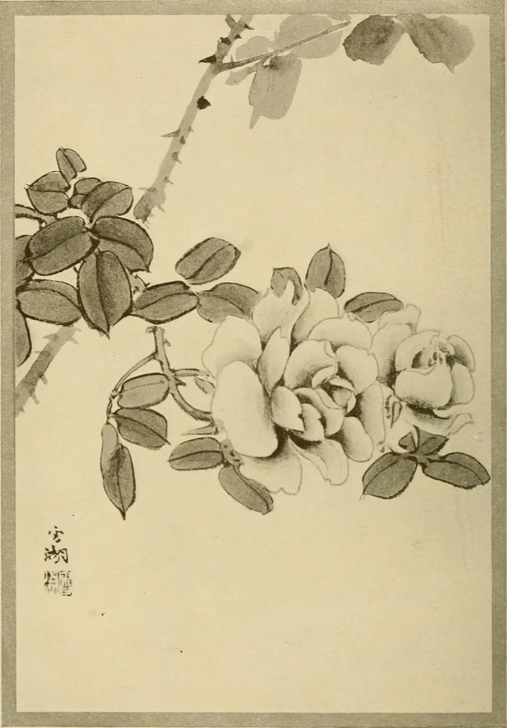 An illustration from On the laws of Japanese painting : an introduction to the study of the art of Japan, 1911, leaf 167