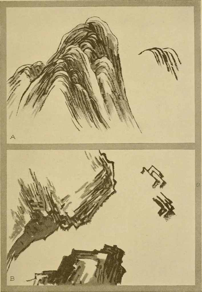 An illustration from On the laws of Japanese painting : an introduction to the study of the art of Japan, 1911, leaf 184