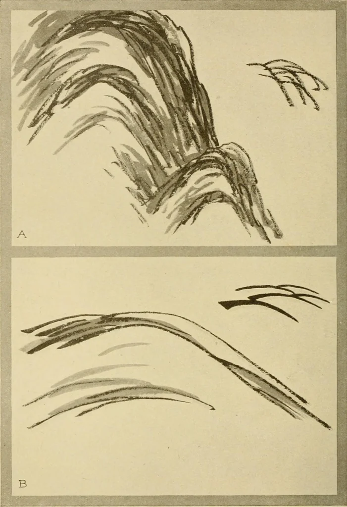 An illustration from On the laws of Japanese painting : an introduction to the study of the art of Japan, 1911, leaf 187