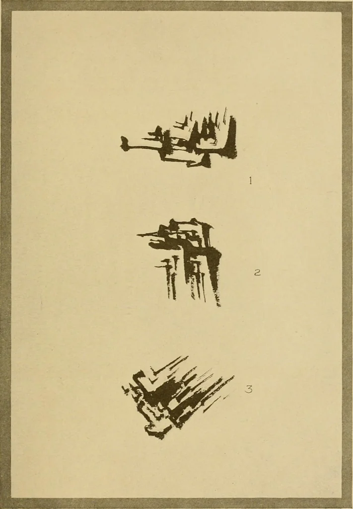 An illustration from On the laws of Japanese painting : an introduction to the study of the art of Japan, 1911, leaf 194
