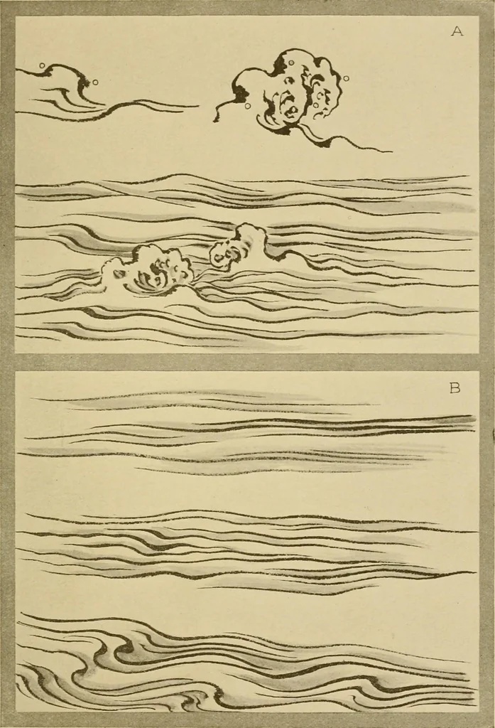 An illustration from On the laws of Japanese painting : an introduction to the study of the art of Japan, 1911, leaf 206