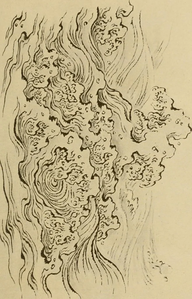 An illustration from On the laws of Japanese painting : an introduction to the study of the art of Japan, 1911, leaf 208
