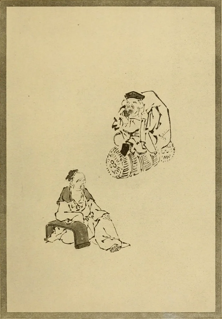 An illustration from On the laws of Japanese painting : an introduction to the study of the art of Japan, 1911, leaf 216