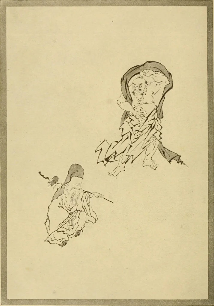 An illustration from On the laws of Japanese painting : an introduction to the study of the art of Japan, 1911, leaf 217