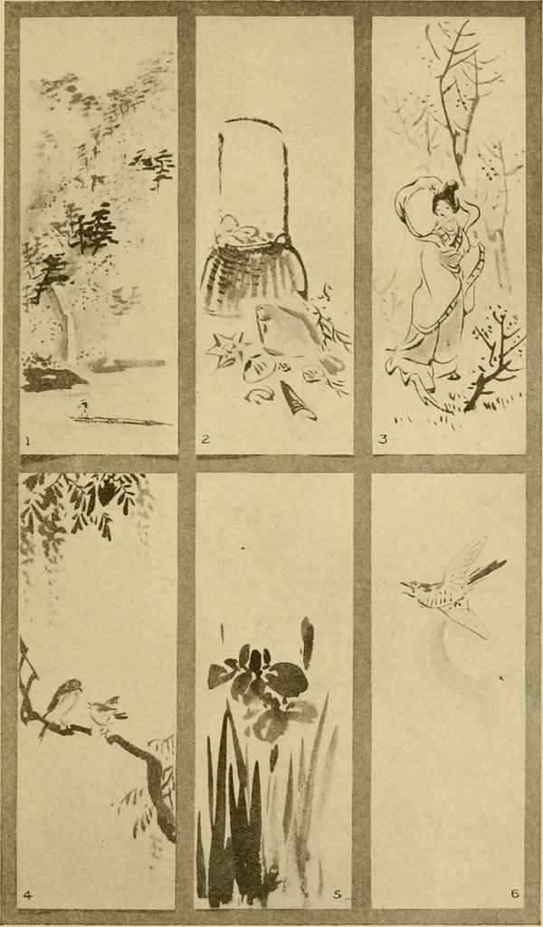 An illustration from On the laws of Japanese painting : an introduction to the study of the art of Japan, 1911, leaf 234