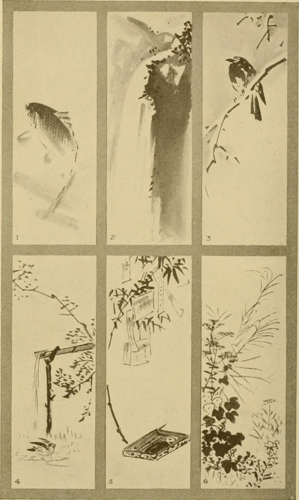An illustration from On the laws of Japanese painting : an introduction to the study of the art of Japan, 1911, leaf 235