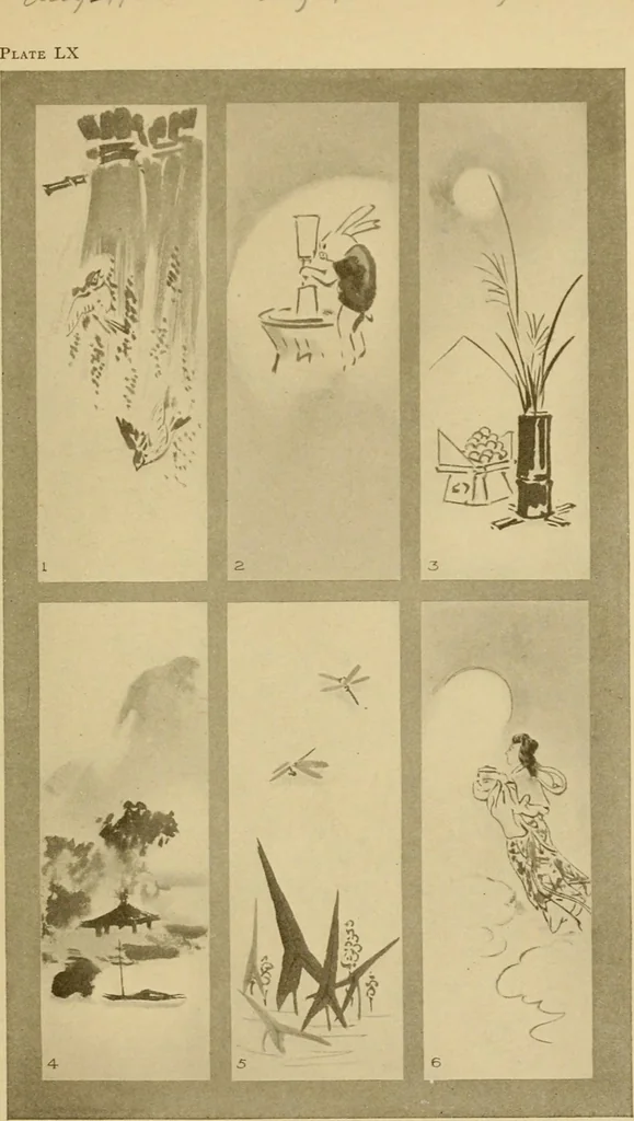 An illustration from On the laws of Japanese painting : an introduction to the study of the art of Japan, 1911, leaf 236