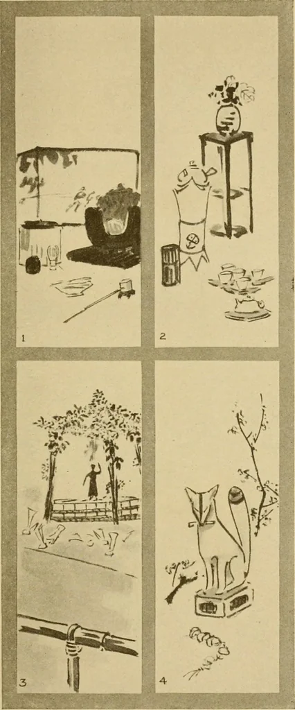 An illustration from On the laws of Japanese painting : an introduction to the study of the art of Japan, 1911, leaf 242