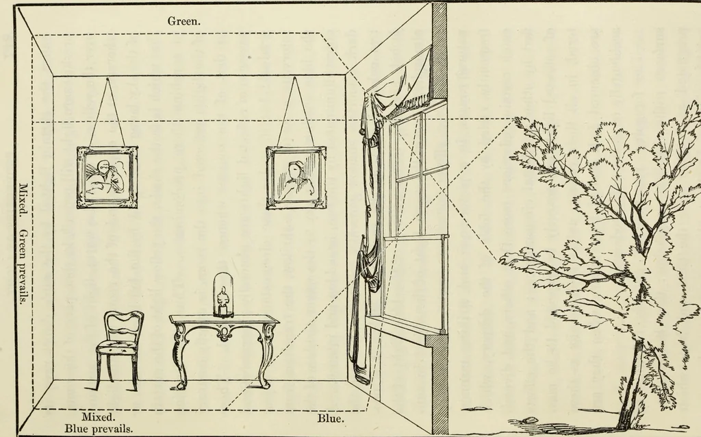 An illustration from On the philosophy of painting: a theoretical and practical treatise.., 1849, leaf 256