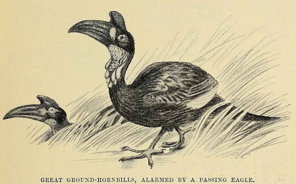 An illustration from On safari : big game hunting in British East Africa with studies in bird-life, 1908, leaf 271